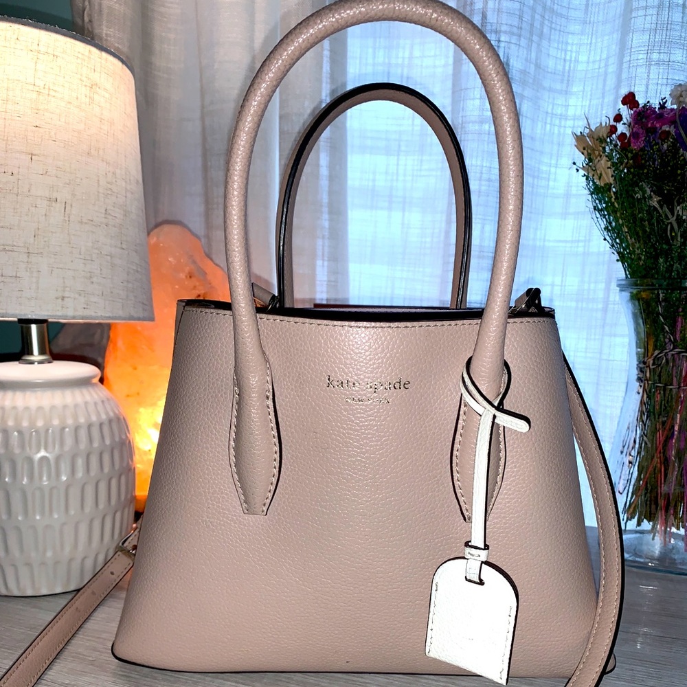 Kate Spade Taupe/Pink Bag